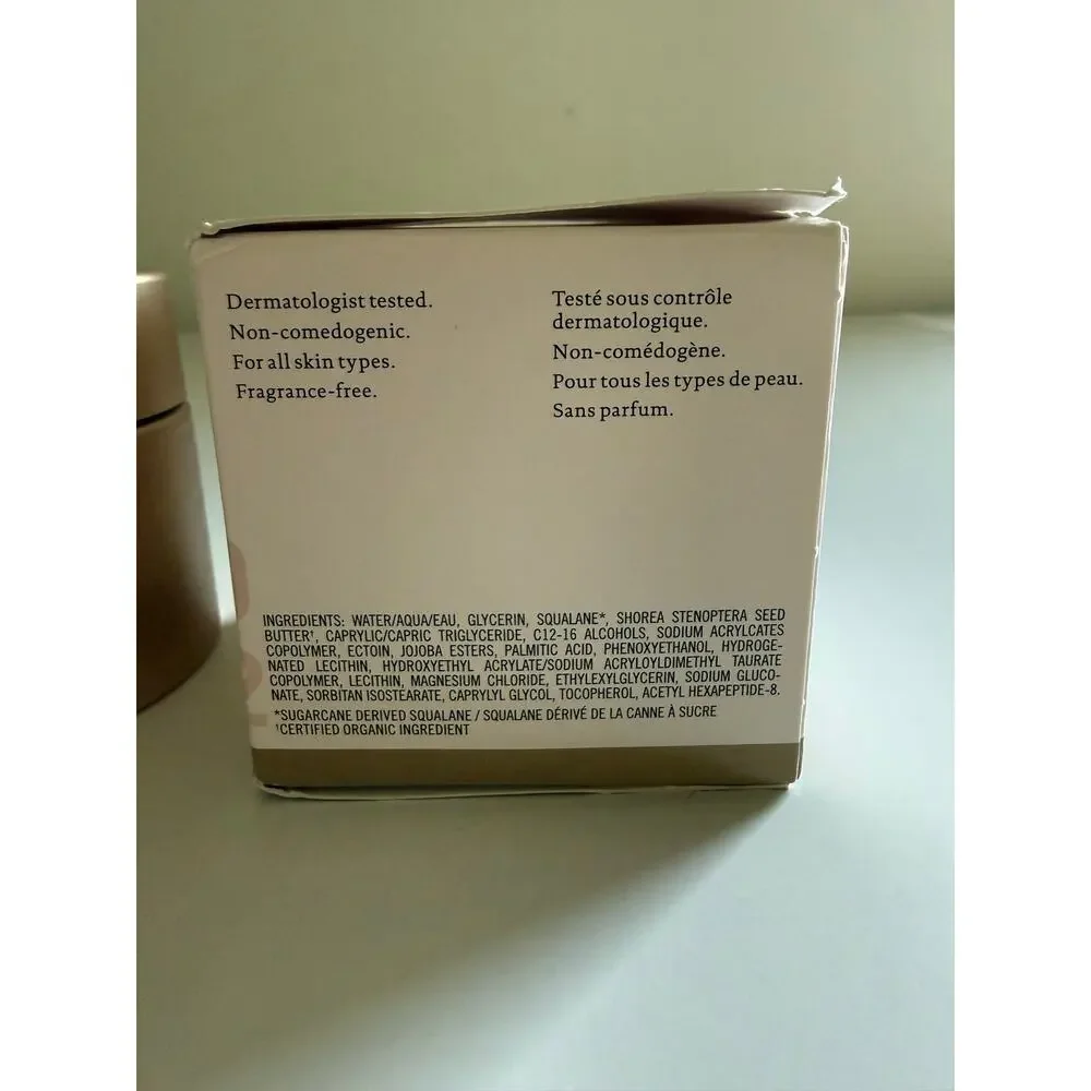 $74 Biossance Squalane + Ectoin Overnight Rescue Moisturizer 2 oz New